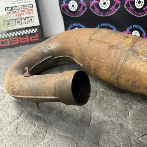 1997 honda cr125r SHIFTER KART GO CART EXHAUST PIPE CHAMBER HEADER RLV