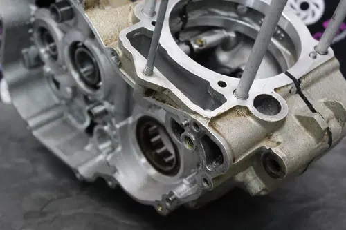 2011 ktm 11-12 350 SXF OEM LEFT RIGHT ENGINE MOTOR CRANKCASE CRANK CASES BLOCK