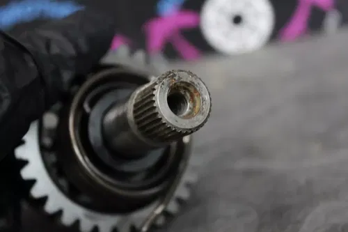 1998 yamaha wr400f yz400 yz400f OEM KICKSTART KICK START SHAFT W IDLER GEAR