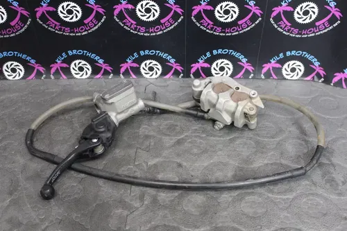 2008 08-15 YZ250F YZ 250F Front Brake Caliper Bracket Master Cylinder ARC Lever