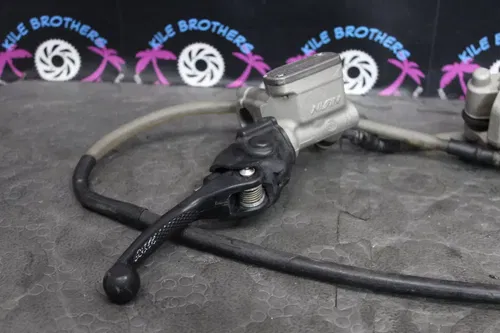 2008 08-15 YZ250F YZ 250F Front Brake Caliper Bracket Master Cylinder ARC Lever