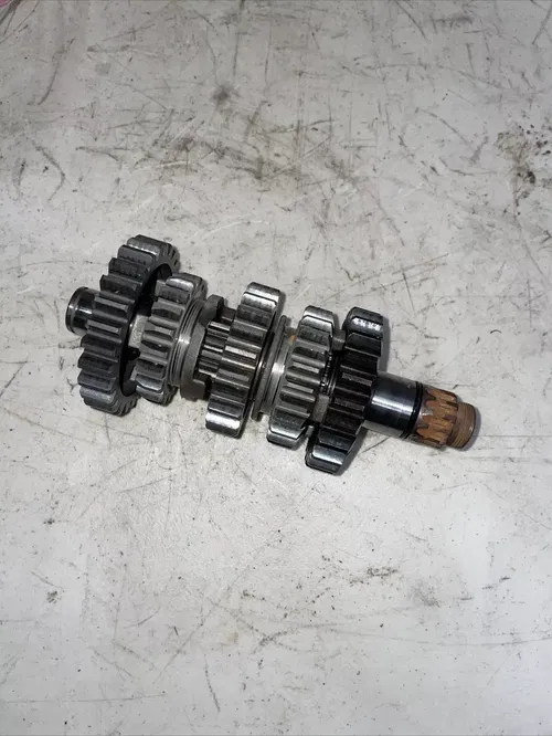 2007 YAMAHA YZ450F TRANSMISSION COUNTER SHAFT OUTPUT SHAFT DAMAGED