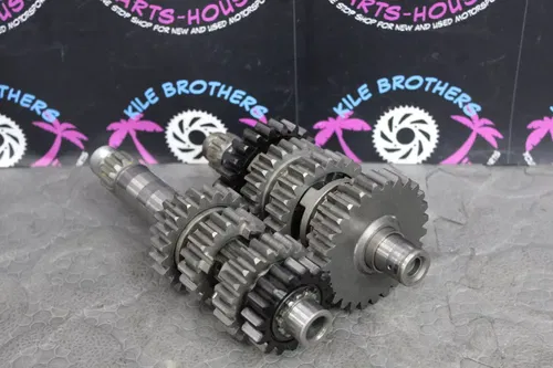 06-09 yamaha yz450f OEM ENGINE TRANSMISSION INPUT OUTPUT SHAFT ASSEMBLY GEARS