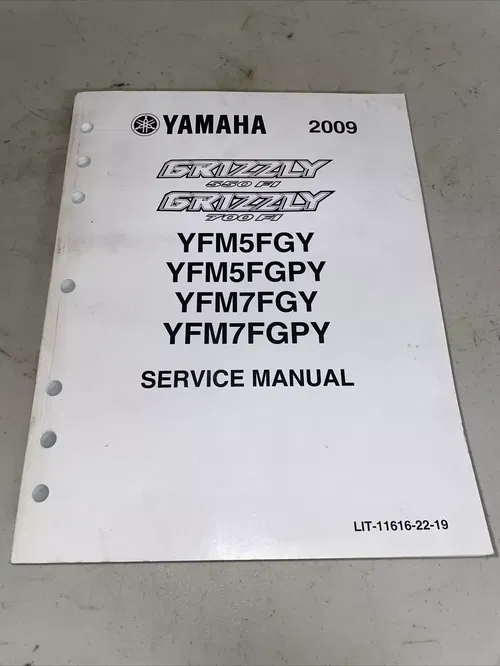 2009 Yamaha Grizzly 550 550Fi 700 700Fi Four 4 Wheeler Service Repair Manual