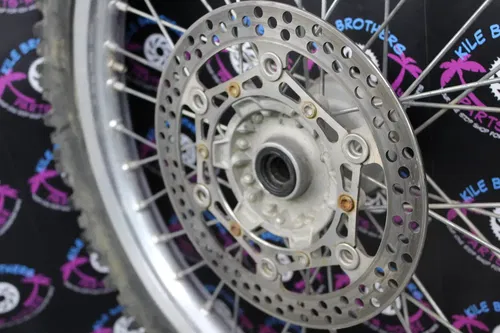 2005 02-05 yamaha yz125 yz250f yz250x OEM FRONT WHEEL RIM HUB TIRE 5NY-25111-00