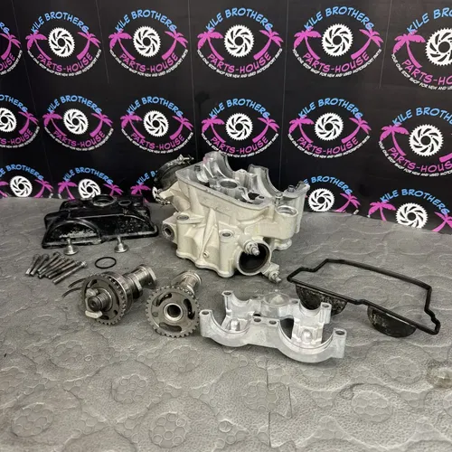 2017 Kawasaki KX250F Motor Engine Cylinder Head Valves Cams OEM GOOD 11008-0894