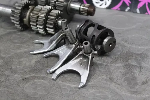 2006 yamaha 01-07 yz250f OEM TRANSMISSION TRANNY GEARS SHIFT FORKS SHIFT DRUM