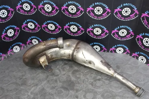 『3年保証』 2003 yamaha 02-03 yz125 OEM EXHAUST PIPE CHAMBER HEADER 5NY パーツ