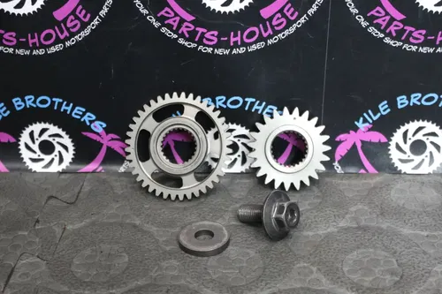2004 honda 02-08 crf450r OEM PRIMARY DRIVE CRANKSHAFT CRANK BALANCE GEARS