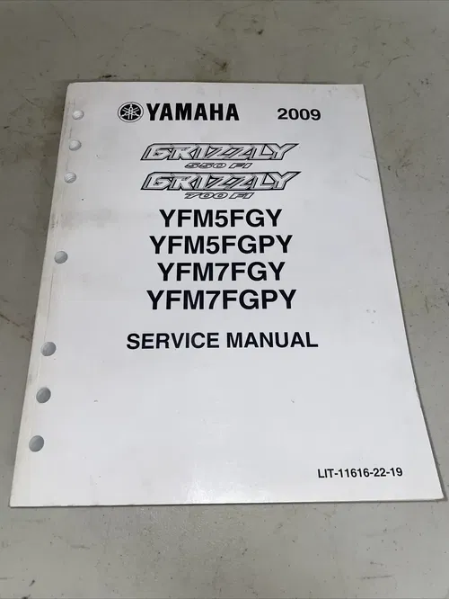 2009 Yamaha Grizzly 550 550Fi 700 700Fi Four 4 Wheeler Service Repair Manual