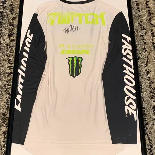 Signed Jeremy "Twitch" Stenberg Jersey