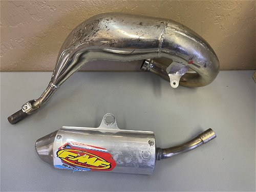 FMF fatty Gold and shorty silencer YZ 85