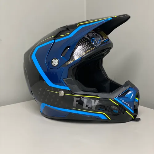 Fly Racing Formula Axon Black/ Blue Large