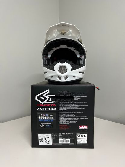 6D ATR-2 Solid White Helmets - Size XXL