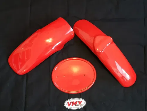 HONDA XR75 PLASTIC KIT 1973 197 1975 1976 XR 75 PLASTIC KIT RED