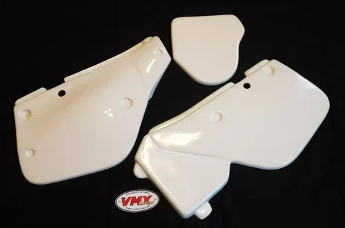 YAMAHA 1986-1988 YZ125 SIDE PANEL WHITE 1986 1987 1988 YZ 125 SIDE PANELS AHRMA
