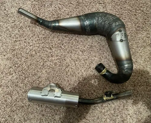 HONDA 1979 CR125 PIPE AND SILENCER PFR EXHAUST 79 CR125 AHRMA INSTOCK