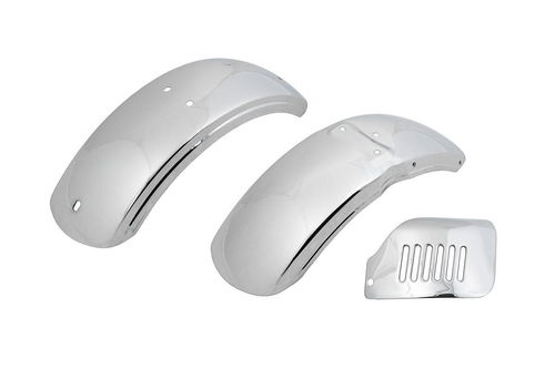 TB Parts Fender & Guard Kit, Chrome - CT70 K0