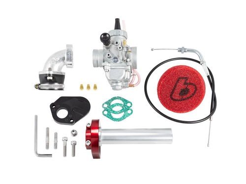TB Carb kit, Mikuni VM26, & Red Billet 1/4 Turn Throttle - TTR110 All Years