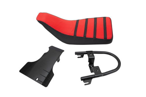 TB Parts Honda Seat, Rear Bracket & Splash Guard - Z50R 88-99 Models