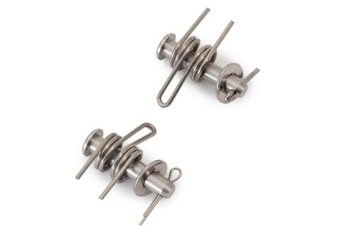 AS3 Stainless Steel Footpeg Pin/Spring Kit - CRF110/CRF125F