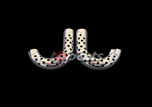 TB Parts Exhaust Guard Kit, Chrome - Z50 K3-K6