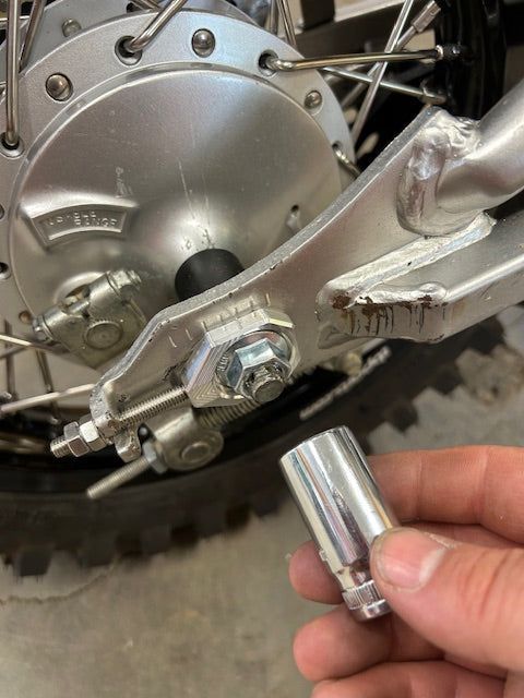 M12x1.25 Flanged Axle Nut - KLX110 & Others