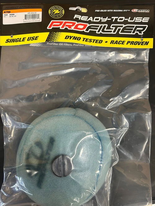 Pro Filter Ready to Use Air Filters - 3 Pack! KTM65  Husky TC65 GasGas MC65 65sx