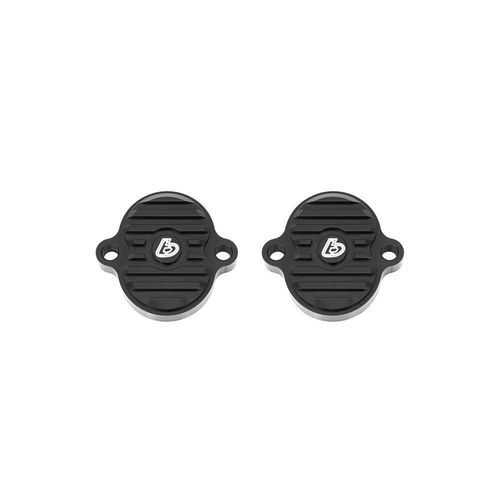 TB Parts Billet Tappet Covers, Black – KLX110/KLX140/Z125