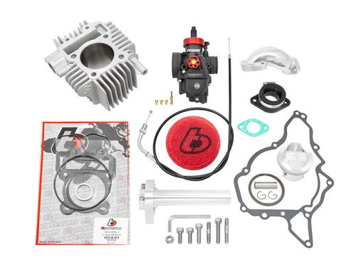 TB Parts 143cc Bore kit, 26mm Carb Kit & 1/4 Turn Throttle - KLX110