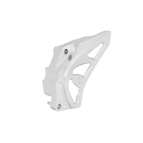 TB Parts Sprocket Guard, CNC Billet Silver - KLX140