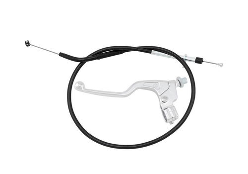 TB Parts Silver Clutch Lever w/Extended Cable - CRF125 2019+