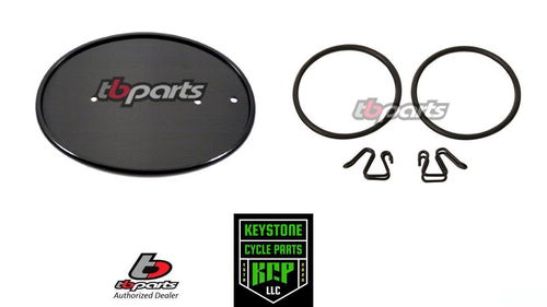 TB Parts Honda Z50 Z 50 MR50 XR75 New Front Number Plate Kit Black