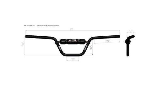 BBR 7/8" Pitbike Bars  CB910 Edition