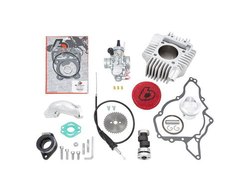 TB 143cc Bore Kit, Performance Cam, Mikuni VM26, & Carb Kit - KLX110 2017+ Models