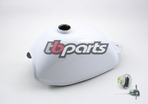 TB Parts White Honda Z50 K3-78 Fuel Gas Tank