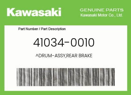 OEM Kawasaki KLX110 Rear Wheel Hub #41034-0010