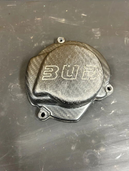 BUD Racing Carbon Ignition Cover - KTM65  Husky TC65 GasGas MC65 KTM 65sx