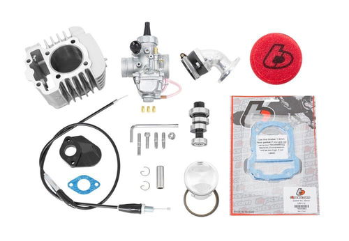 TB Parts 132cc Big Bore Kit, 26mm Mikuni VM26 Carb Kit, and Cam