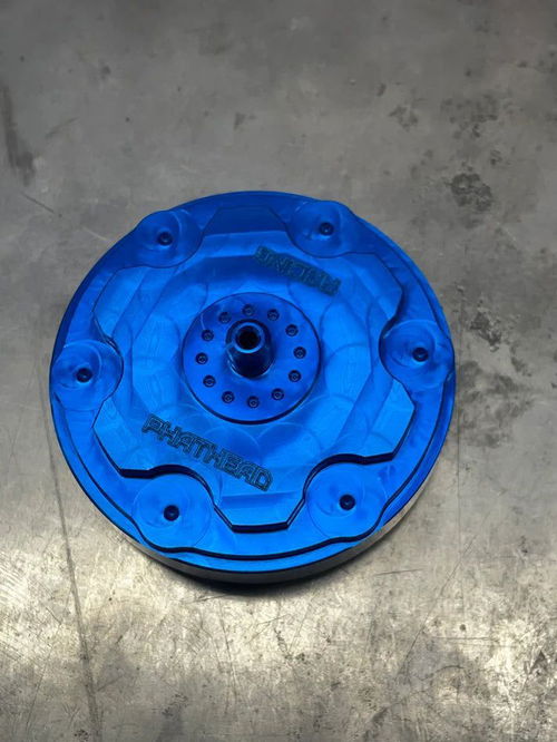 Phathead Racing Billet Gas Cap - Blue