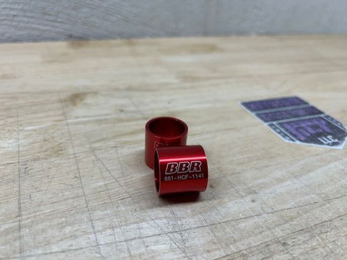 BBR Fork Spacers - Red - CRF110