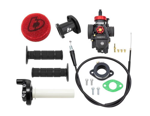 TB Parts Carb & Throttle Kit - Nibbi PE26 - KLX140