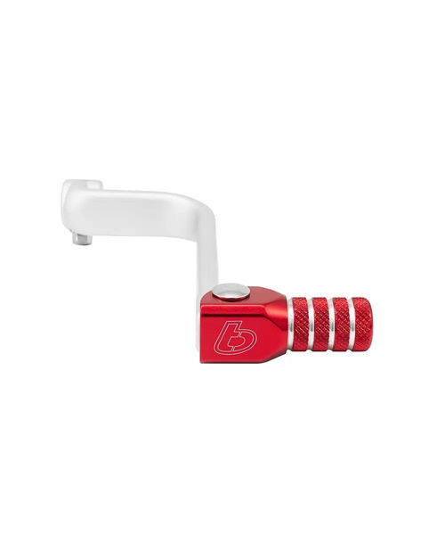 TB Parts Forged Aluminum Shift Lever +1″- Kawasaki Z125 - Red