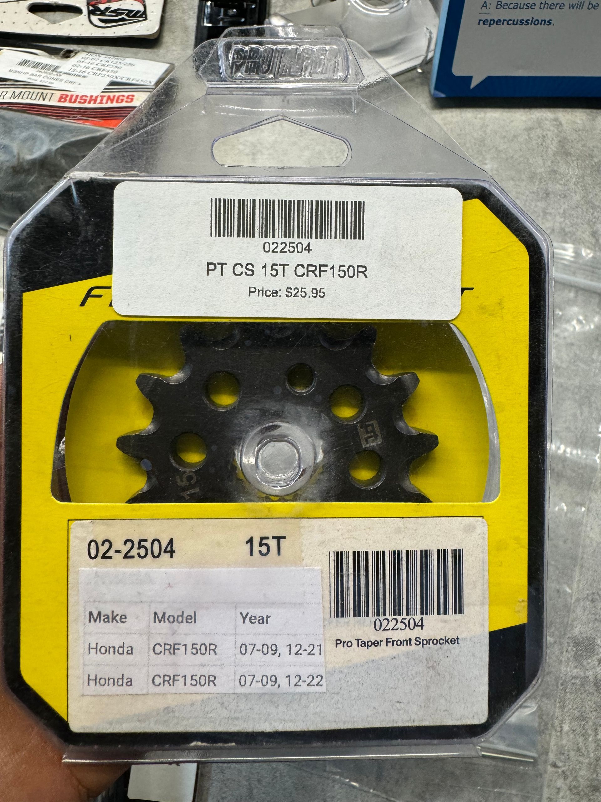 Pro Taper 15t Sprocket 