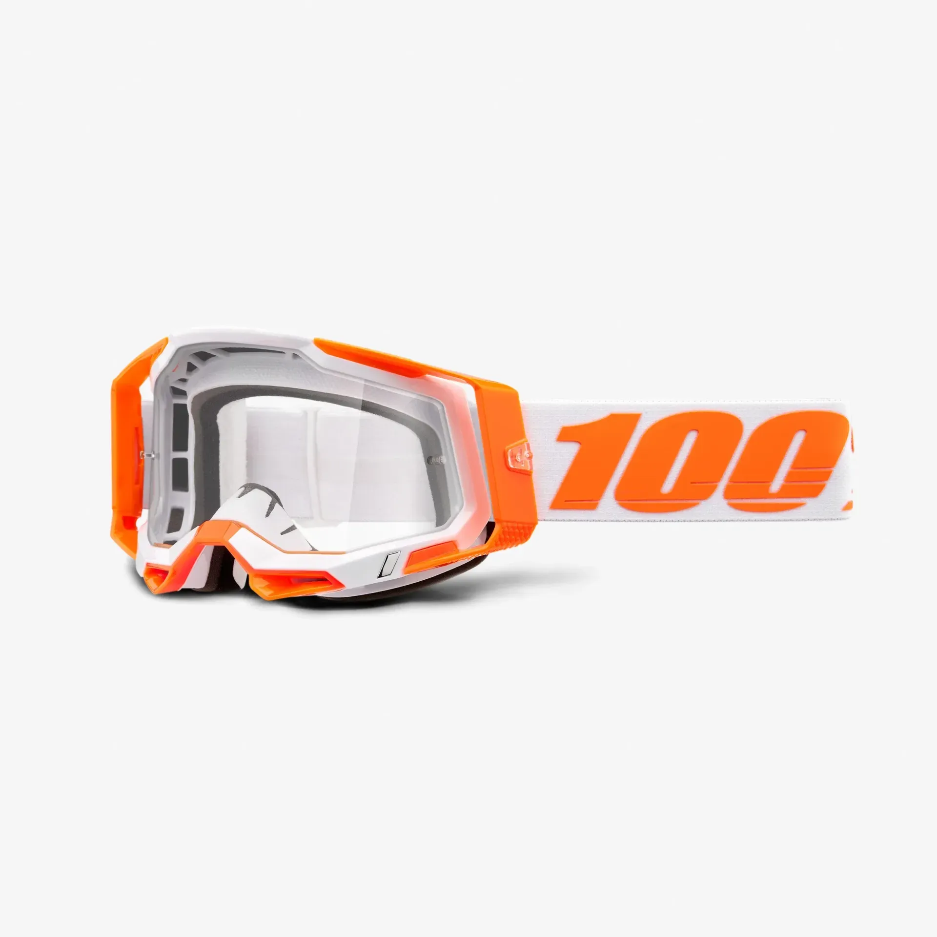 Racecraft 2 Orange and White Goggles