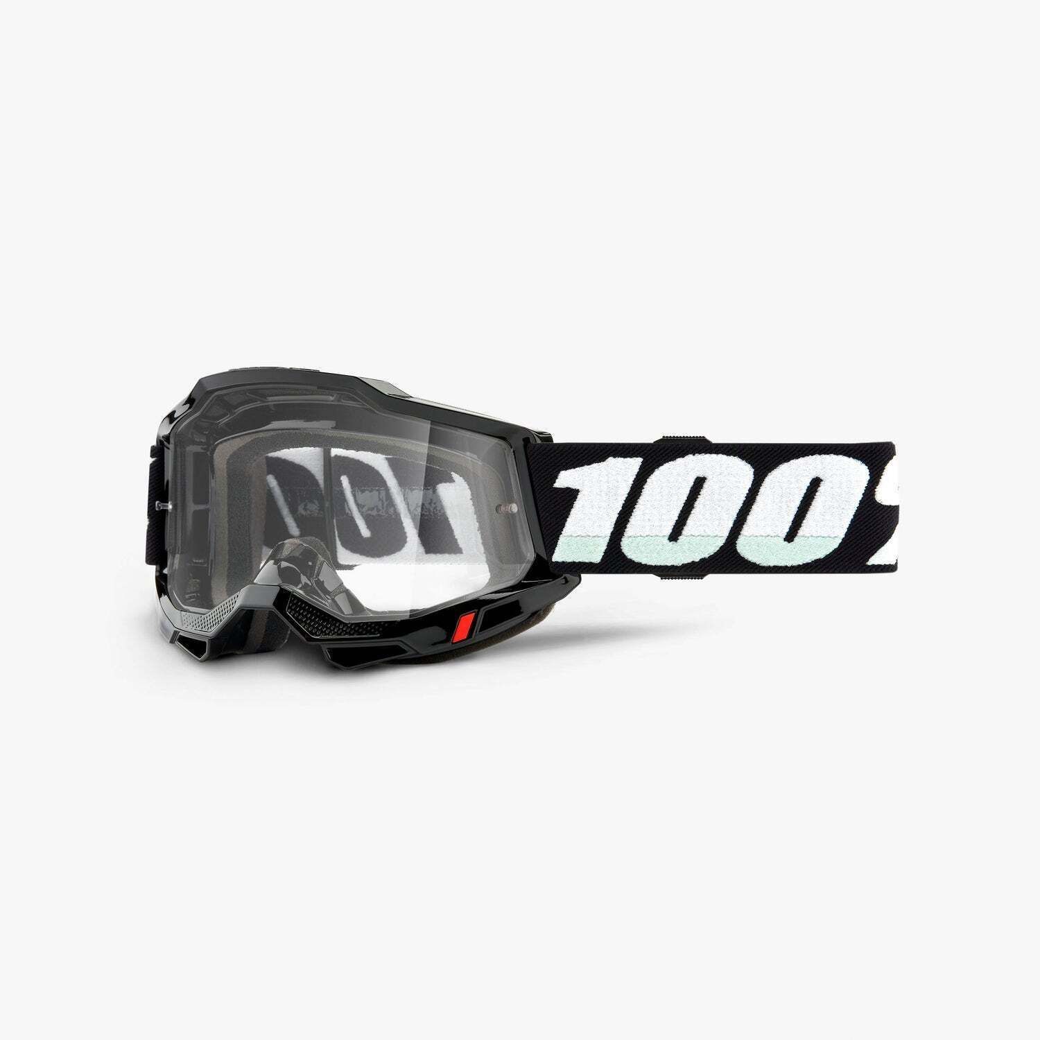100% Accuri 2 Junior Black Goggles - Clear