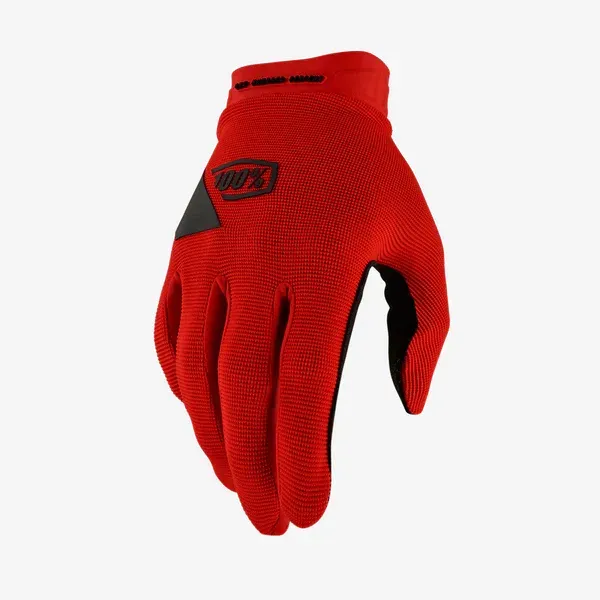100% Ridecamp Gloves - Red