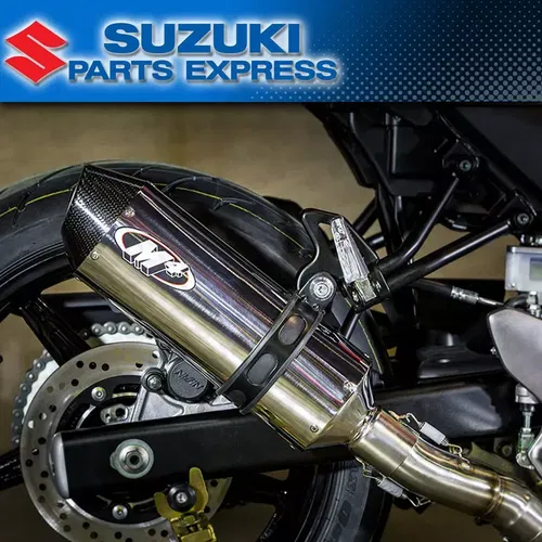 2017 - 2021 SUZUKI SV650 SV 650 M4 EXHAUST STANDARD FULL SYSTEM POLISHED MUFFLER