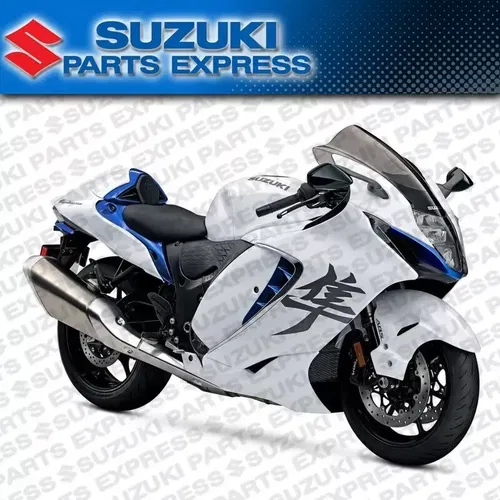 NEW OEM SUZUKI SEAT COWL FAIRING REAR BLUE 2022 - 2024 HAYABUSA