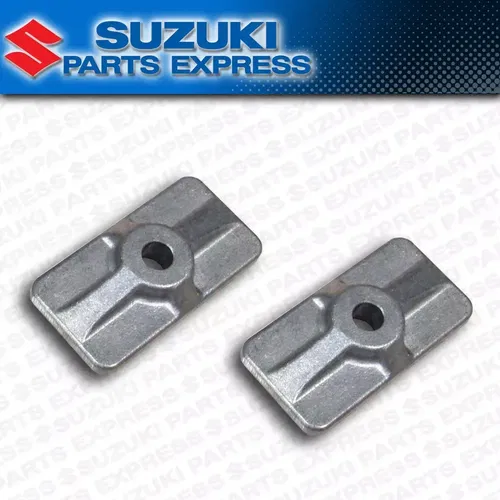NEW 1986-2003 SUZUKI RM 80 85 85L SWINGARM CHAIN ADJUSTER PLATES 2x- 61421-02B0V